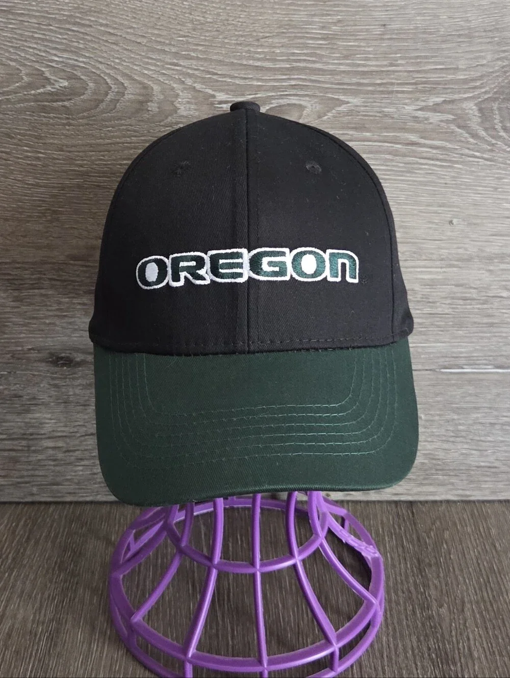 Oregon Black & Green Baseball Cap
